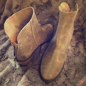 Lucky Brand Low Heel Ankle Boots